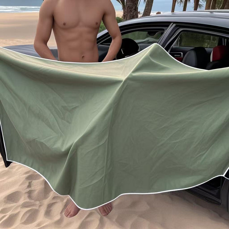 Magnetisches, super saugfähiges, schnell trocknendes Outdoor-Badetuch