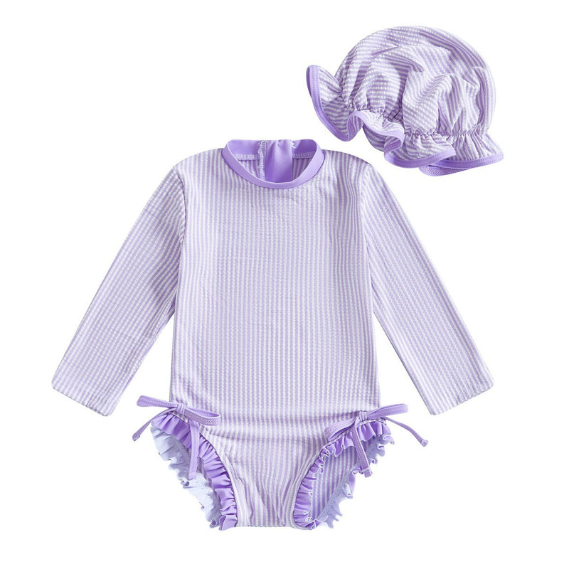 Personalisierter gestreifter Mode-Jumpsuit für Mädchen