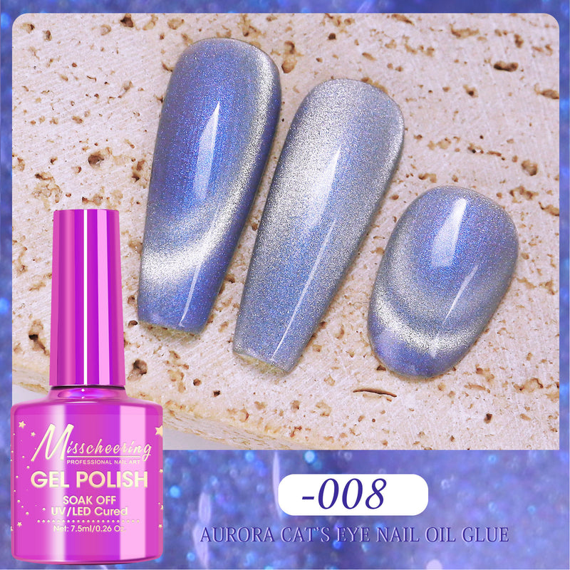 Verniz de Unhas Polar Day Crystal Cat's Eye Dazzling Magic Color