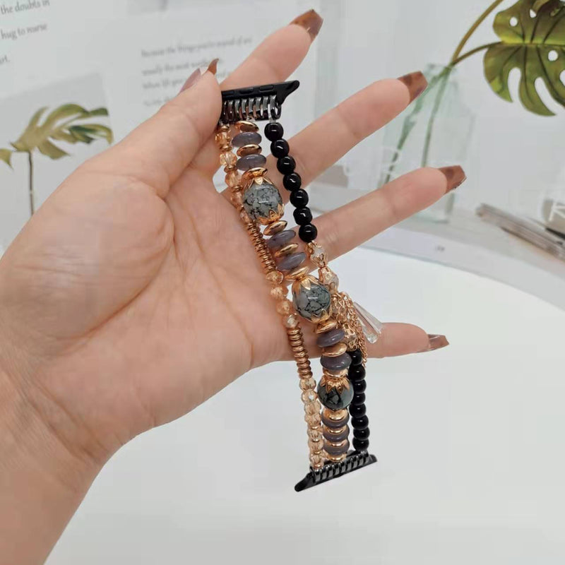 Bracelete de Contas Elástico para Apple Watch