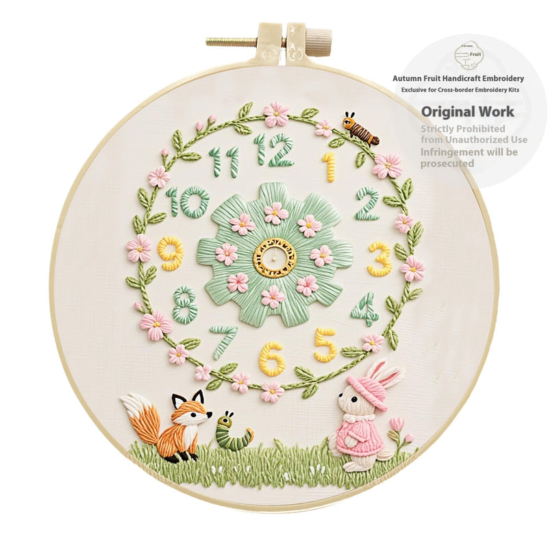 Clock Decoration Embroidery Diy Creative Simple Handmade Kit Material Package