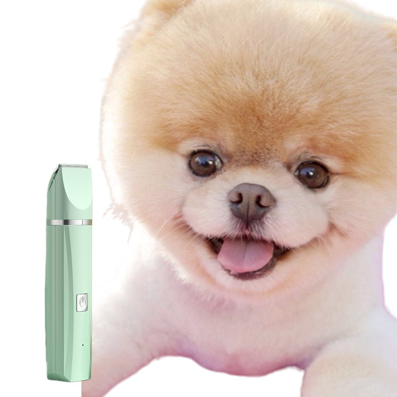 Rechargeable Portable Pet Clipper, Paw Hair Trimmer For Dogs.