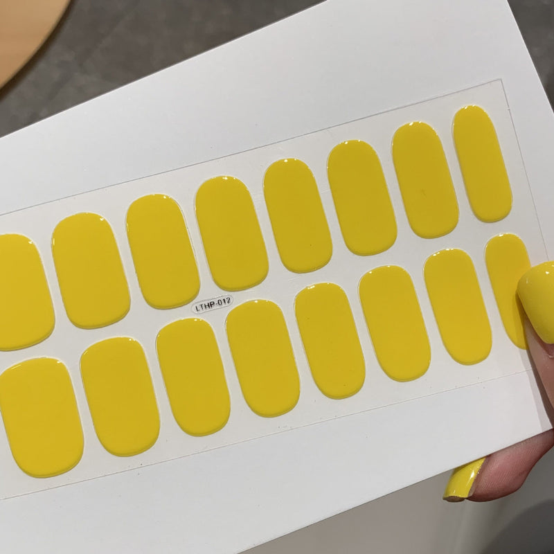 Autocolantes de beleza para unhas, semi-curados, de segunda geração, impermeáveis e duradouros