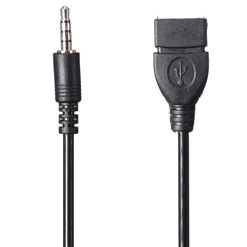 3.5 Male Audio Plug Car Navigation Audio AUX Adapter Cable Car MP3 Data Converter
