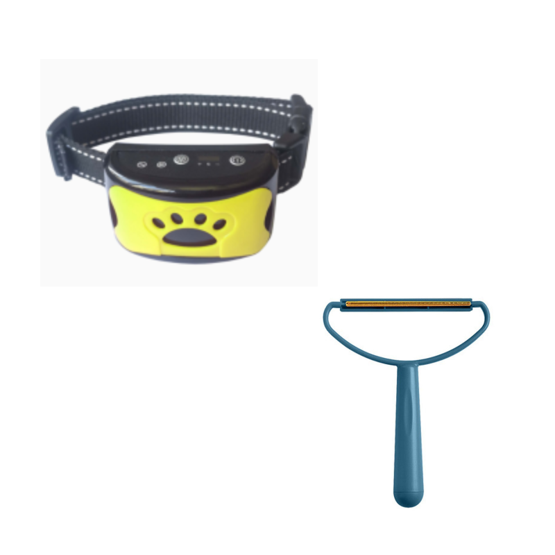 Hundetraining Halsband Wasserdicht Elektrisch Haustier Fernbedienung Wiederaufladbarer Hunde Trainer Bell Stopp Gerät Mit Schock Vibration Ton