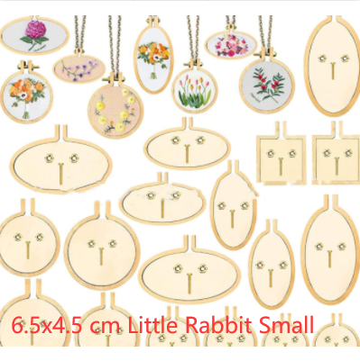Wooden Mini Embroidered Stretch Jewelry