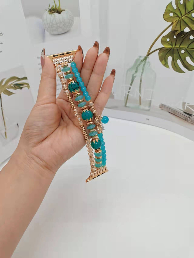 Bracelete de Contas Elástico para Apple Watch