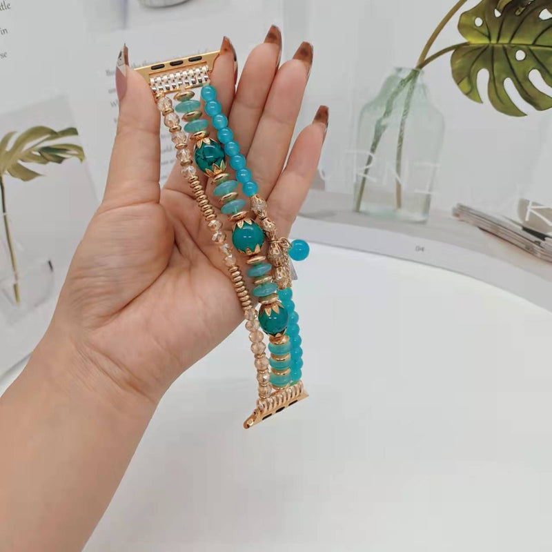 Bracelete de Contas Elástico para Apple Watch