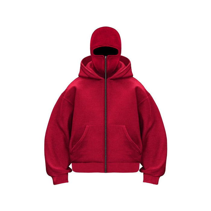 Men's And Women's Double-headed Zipper Hoodie