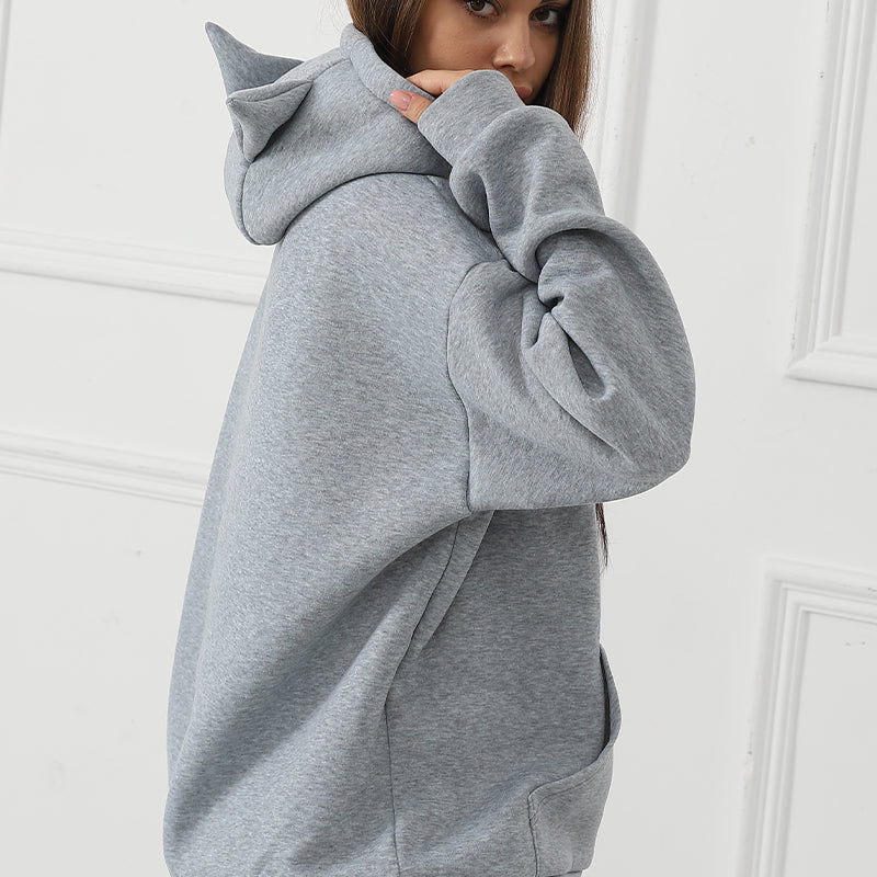 Women's Fashionable Casual Printed Long Sleeved Sweatshirt