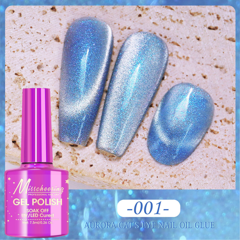 Verniz de Unhas Polar Day Crystal Cat's Eye Dazzling Magic Color