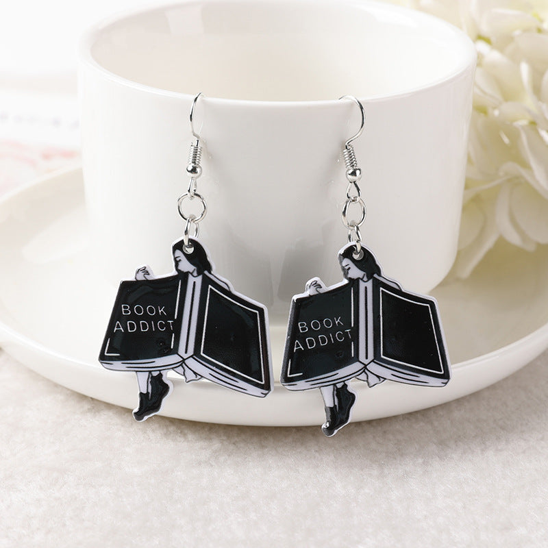 Acrylic Witch Personality Trend Innovative Simple Earrings