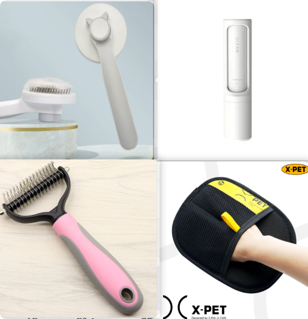 Pet Long-haired Dogknot Comb Double-sided Blade Dog