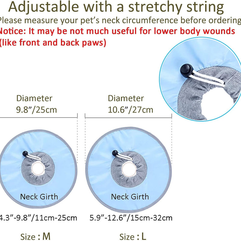 Waterproof Cat Recovery Collar  Adjustable Pet Cone Collar  Protective Cat Neck Cones To Stop Licking Wounds Lightweight Kitten Cones After Surgery Elizabethan E Collar For Cats Small Dog Puppy