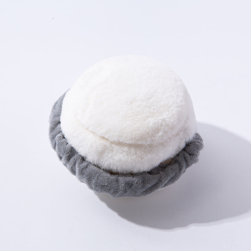 Men's And Women's Fashion Solid Color Anti-cold And Anti-freezing Plush Earmuffs