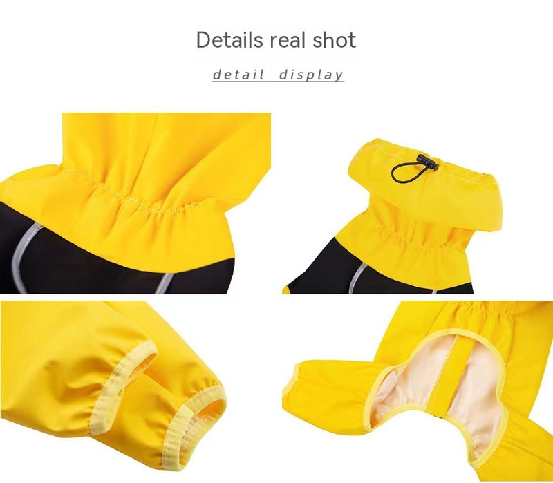 Shell Jacket Four-leg All-inclusive Dog Clothes Waterproof Windproof