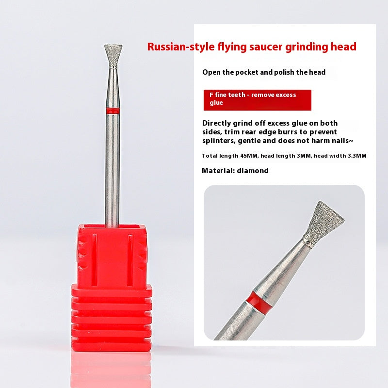 Pre-dismounting Polishing Head Set Of Diamond Sand For Manicure