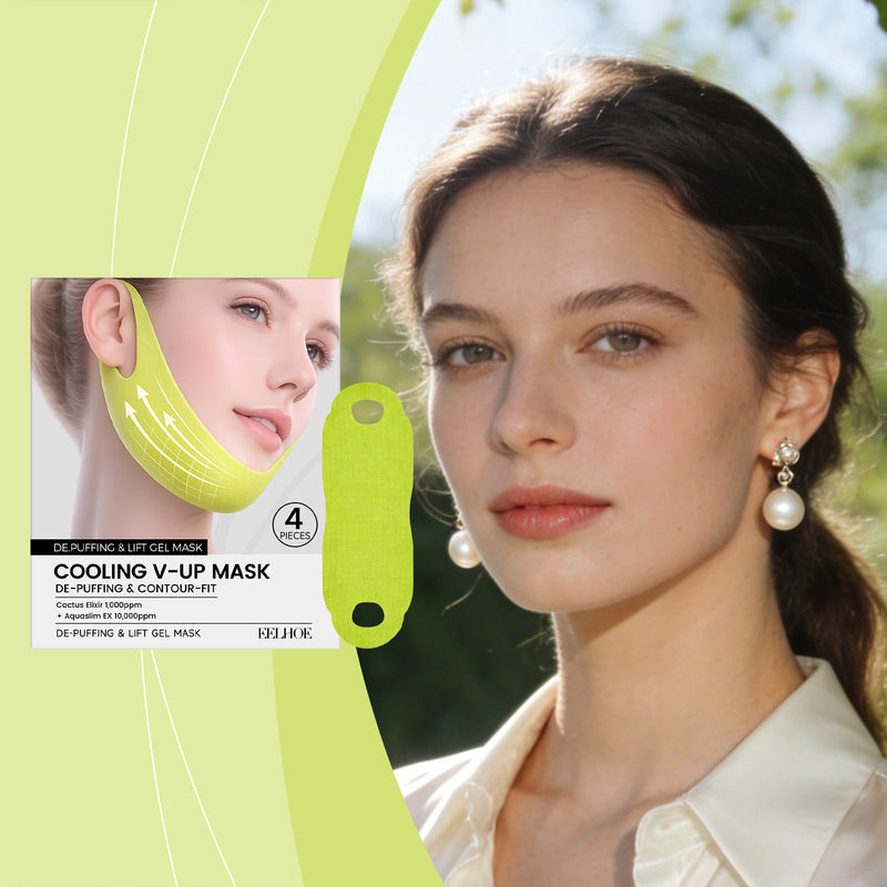 Máscara facial 3D com elásticos para as orelhas, hidratante, suavizante e de hidratação profunda