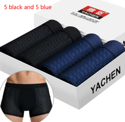 Boxershorts aus seidigem Mesh