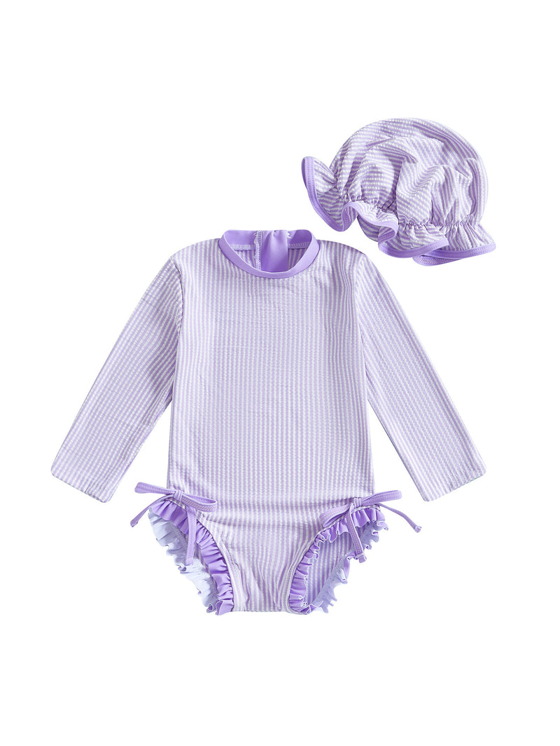 Personalisierter gestreifter Mode-Jumpsuit für Mädchen