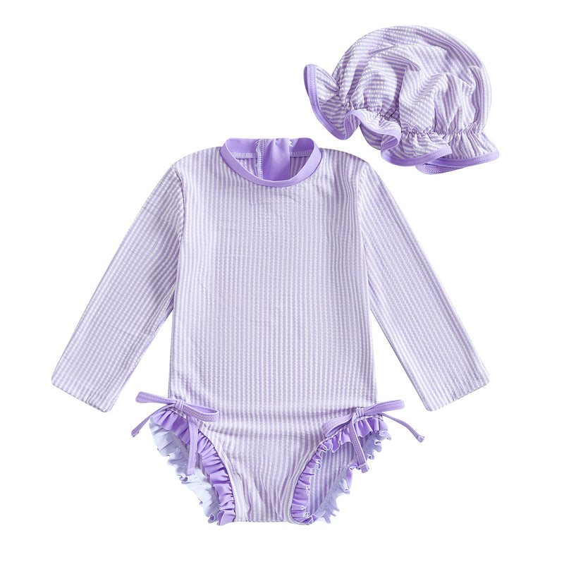 Personalisierter gestreifter Mode-Jumpsuit für Mädchen