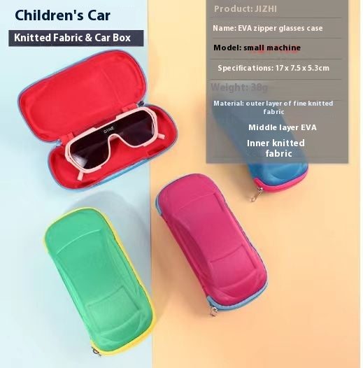 Large Sports Sunglasses Simple Zipper Creative Myopia Eye Case