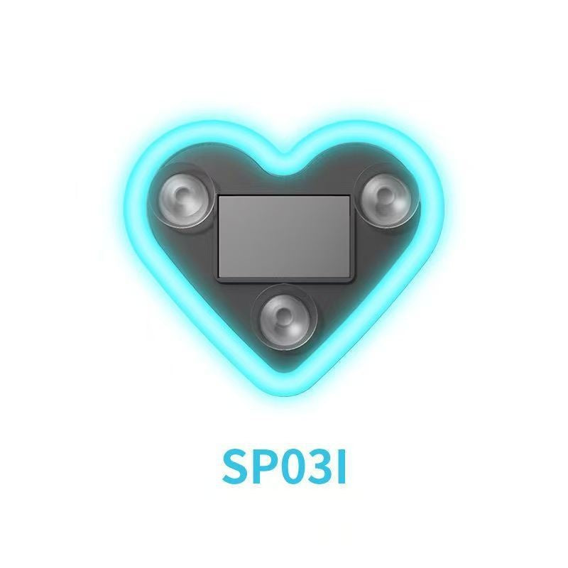 Car Solar Wireless LED Quarter Window Love Light