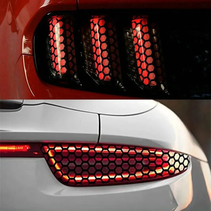 Car Taillight Honeycomb Shape Creative