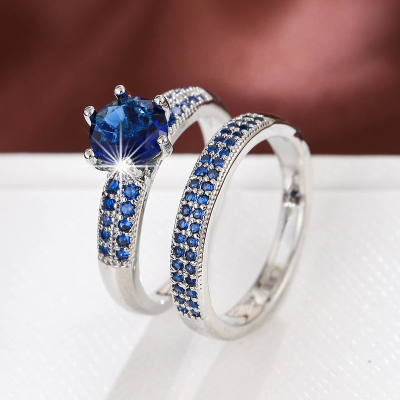 Affordable Luxury Copper Zircon Hollow Ring
