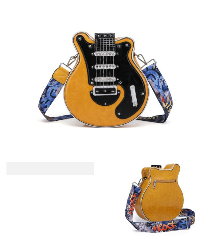 Personalisierte Fashion-Umhängetasche im Gitarren-Design für Damen