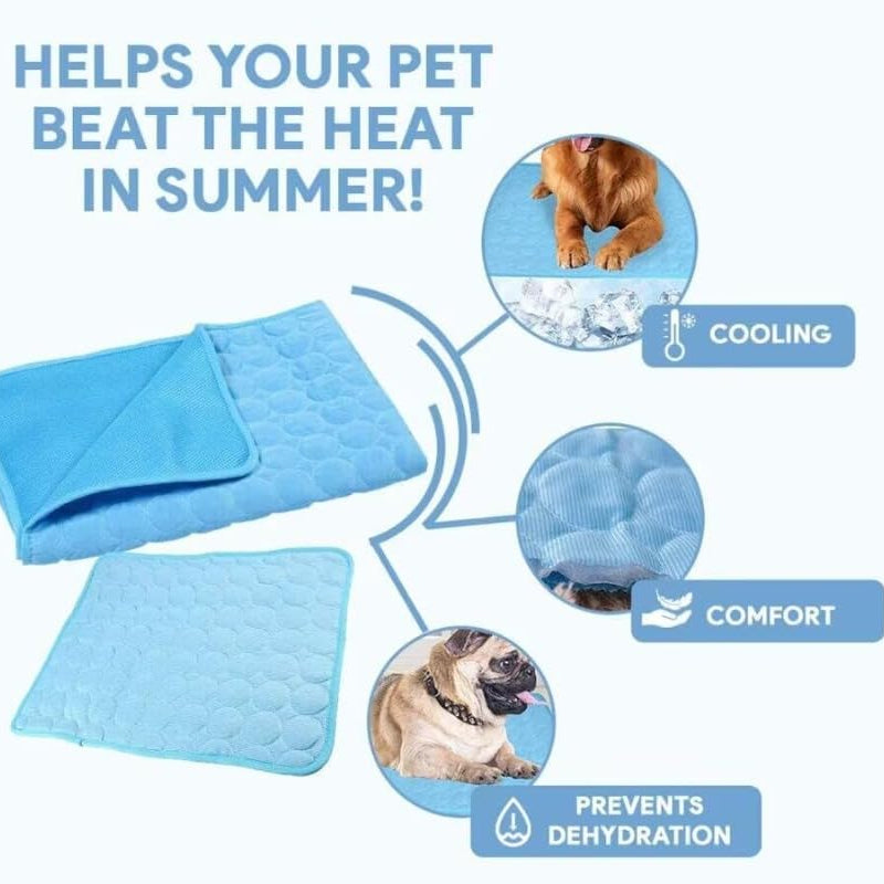 Pet Ice Silk Pad - Summer Cooling Pad For Sofa, Breathable And Anti-slip, Anti-biting Dog Bed Ice Pad, Summer Coolness Dog Pad