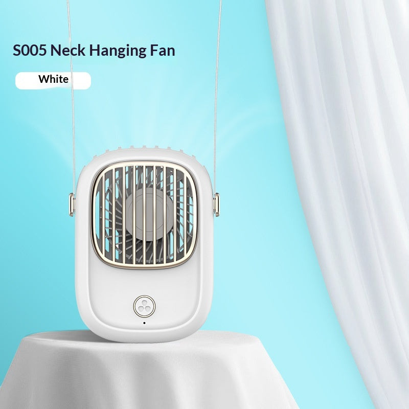 Neck Fan Portable Mini Usb Fan 5V Air Cooler Rechargeable Ventilador Small Travel Handheld Electric Fan Silent Cooling For Home