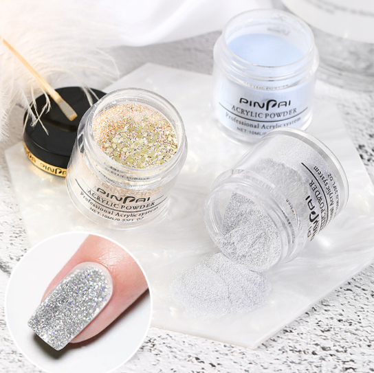 Vier-in-Eins French-Nagellack-Kristallpuder