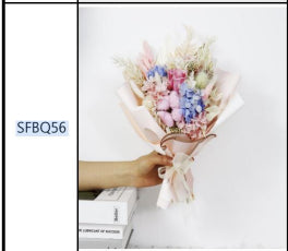Plant Dried Flowers And Reed Decoration