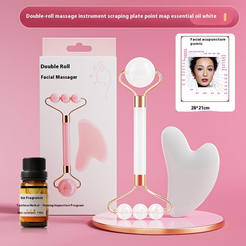 Jade-Roller für die Gesichts- und Augenmassage