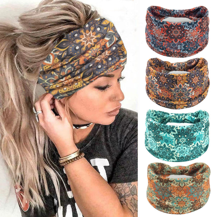 Bohemian Hair Band Sports Yoga Hair Band