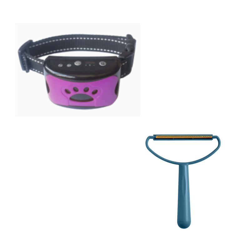 Hundetraining Halsband Wasserdicht Elektrisch Haustier Fernbedienung Wiederaufladbarer Hunde Trainer Bell Stopp Gerät Mit Schock Vibration Ton