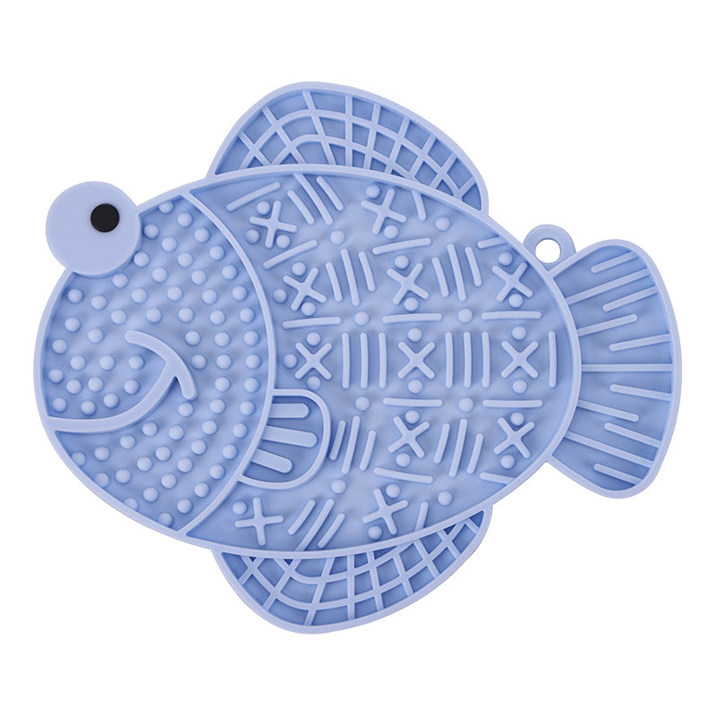 Silicone Pet Slow Food Anti-queda Anti-transbordamento Almofada para lamber cães