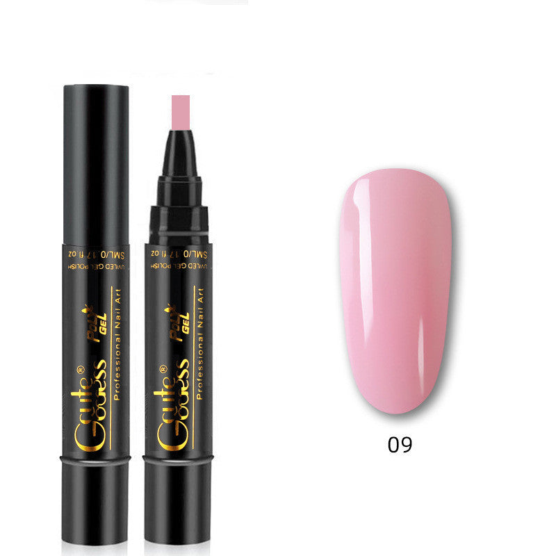Caneta de Cola para Unhas 3 em 1, Caneta de Cola de Passo Único, Caneta Íman para Unhas de Gel Fotopolimerizáveis, Caneta Íman Forte para Efeito Olho de Gato e Efeito Água, Ferramenta de Manicure DIY