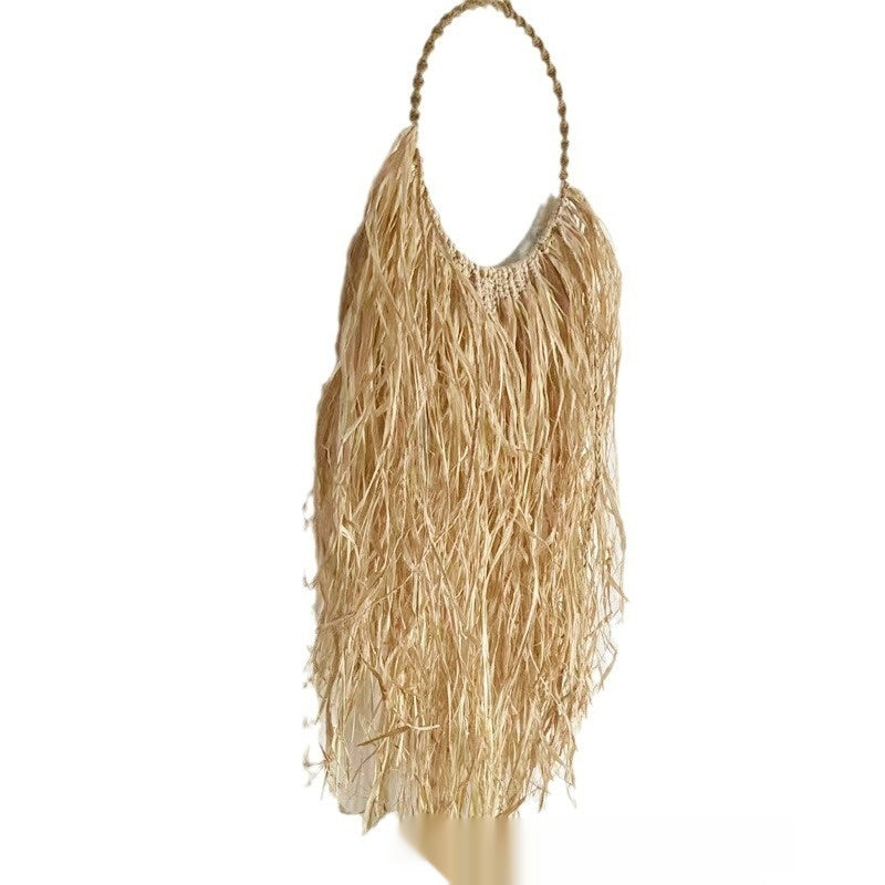 Decoração de Parede em Ráfia Tapeçaria Criativa de Estilo Vintage