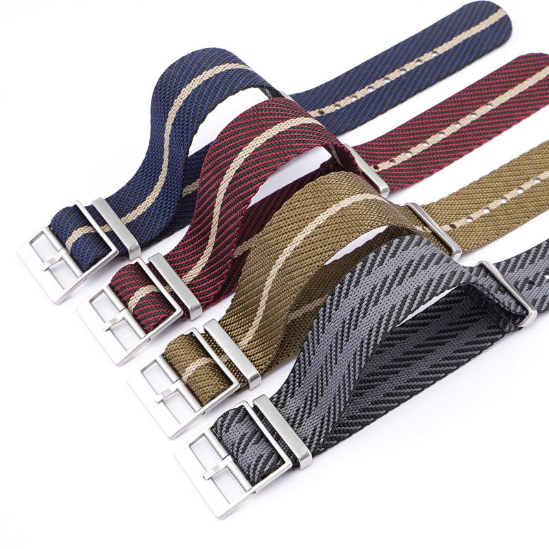 Uhrenarmband aus gewebtem Nylon-Canvas