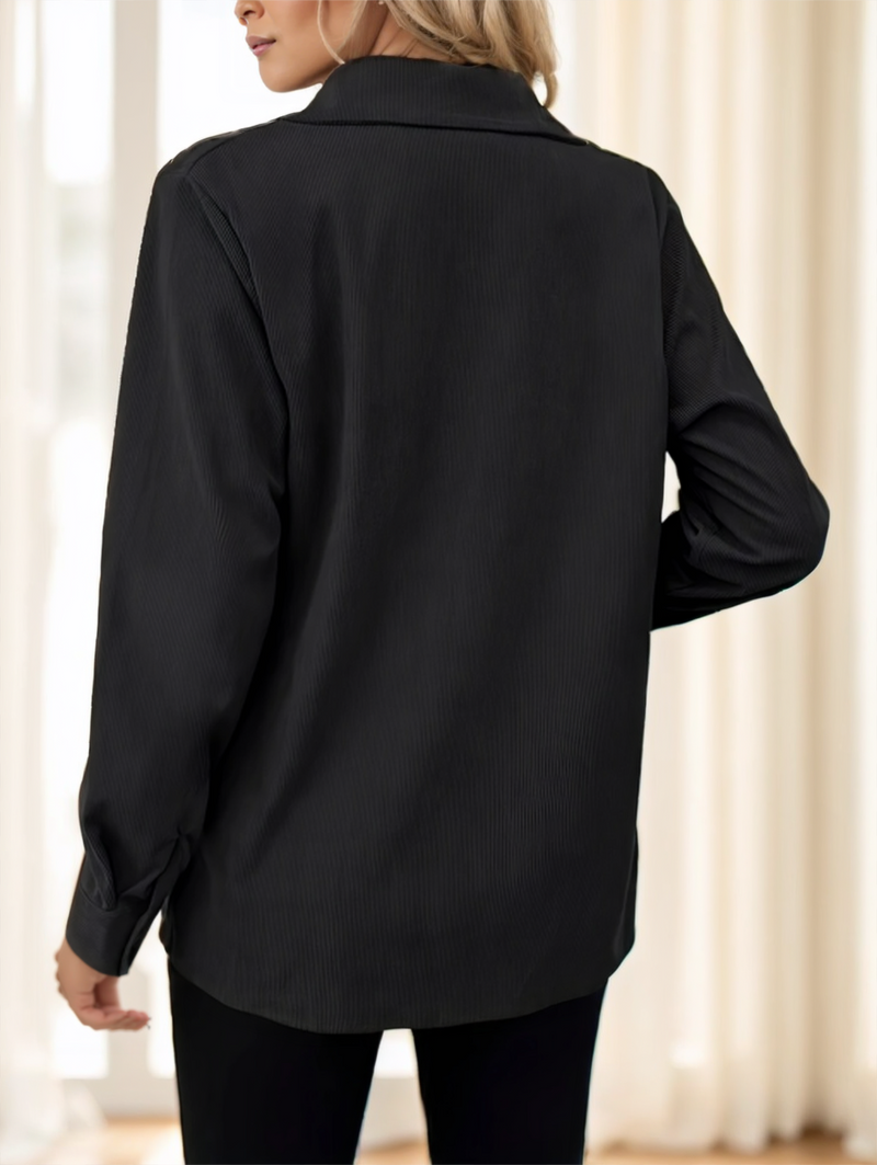 Jacke mit Knopfleiste und Pattentaschen