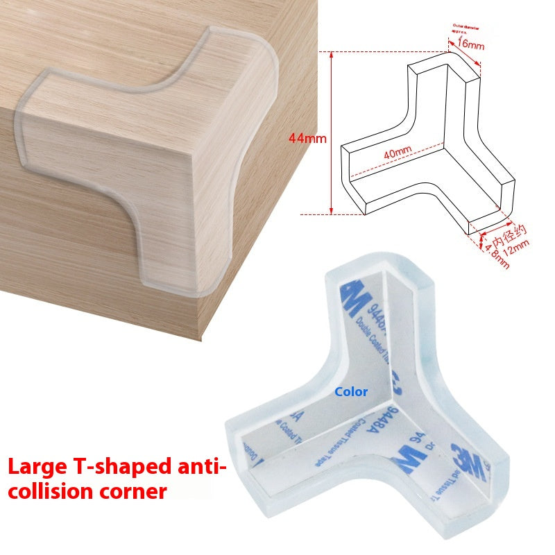 Protetor de Cantos de Mesa em Silicone para Segurança Infantil