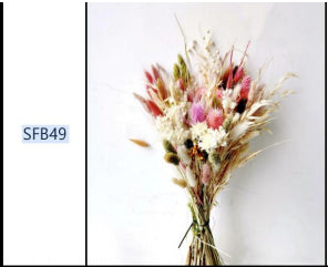 Plant Dried Flowers And Reed Decoration