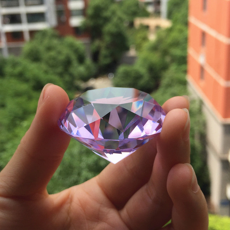Stained Glass  Diamond Furniture Decoration Ornaments