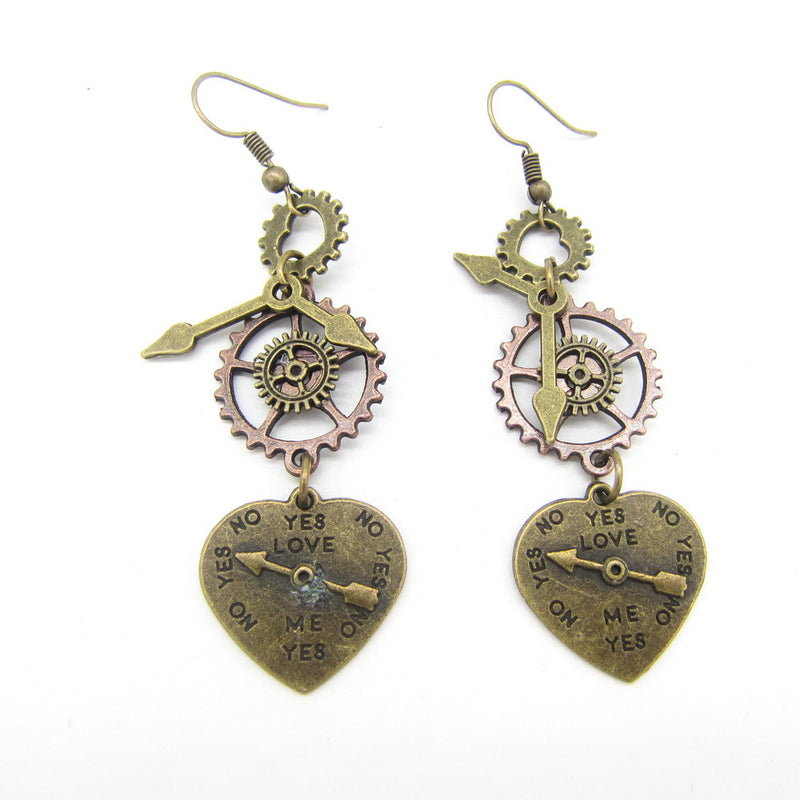 Jewelry Vintage Gear Earrings Steampunk