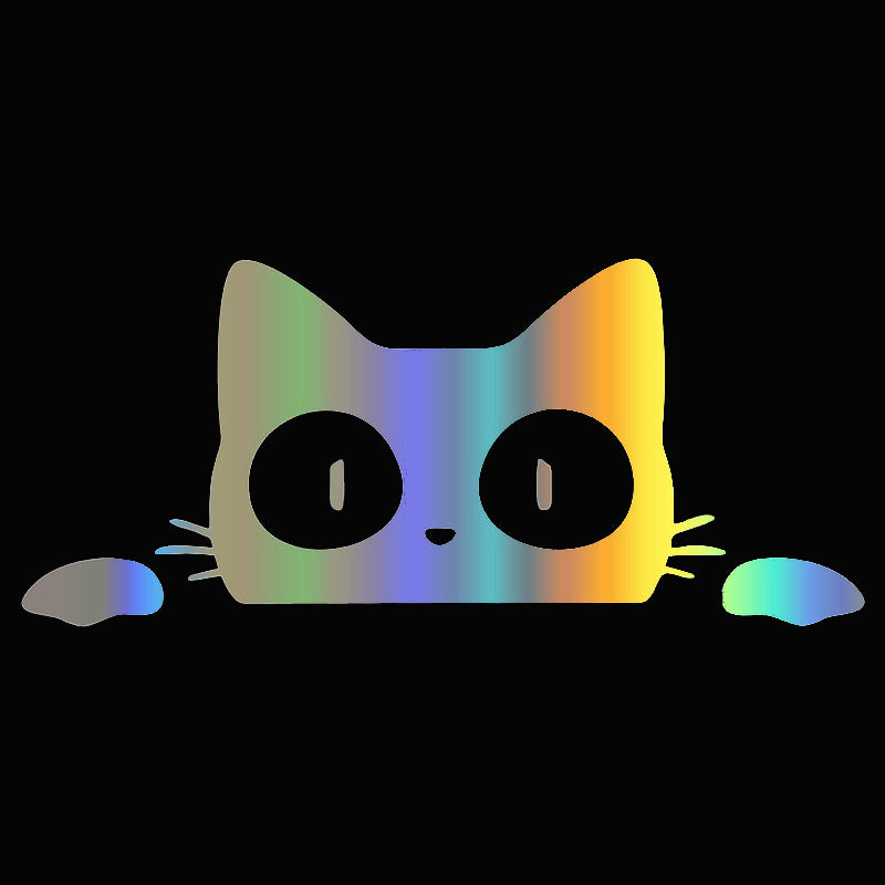 Foreign Trade Car Sticker Voyeur Cat