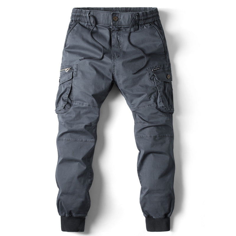 Modische, mehrfarbige Herren-Freizeithose in Übergröße