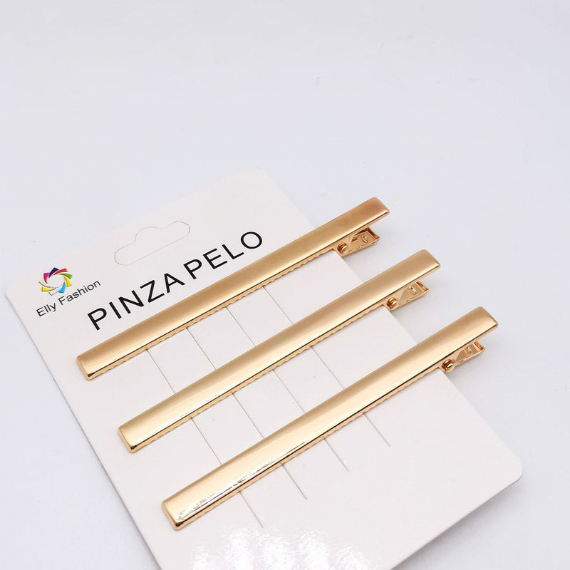 Hair Card Alloy Hollow Duckbill Square Clip
