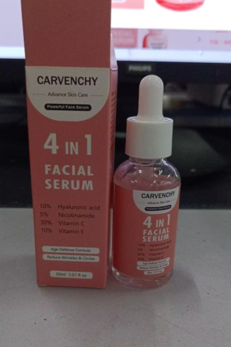 Sérum Facial Anti-Idade Antirrugas Branqueador para Cuidados de Pele